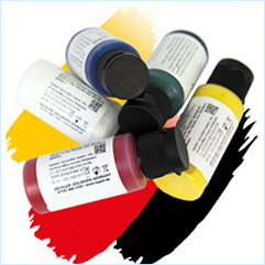Airbrushfarben für Leder und Textil
