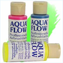 AQUA FLOW Tagesleuchtfarben / Schwarzlichtfarben