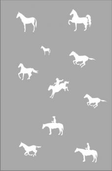 Schablone SM 578 Pferde © TopAir