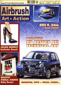 Fachzeitschrift AirbrushArt+Action Nov-Dez 2000#35