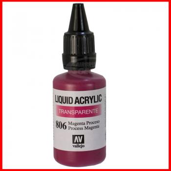 Vallejo Liquid Acrylic 806 Magenta 32 ml