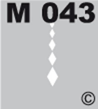 TopAir®-DesignMask M 043 selbstklebend - Made by Geckler