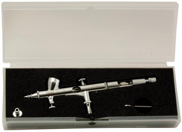 TopAir®-FL20 Fließbecherpistole 0,20mm mit MicroAirControl-System. Eine Profi-Airbrush 