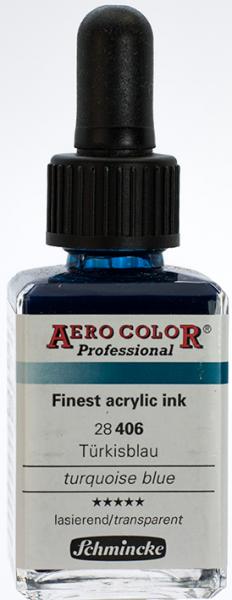Schmincke Aero Color 406 Türkisblau 28 ml
