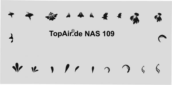 Design Schablone NAS 109 Blüten © TopAir