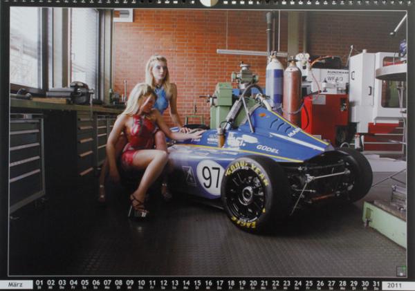 Kunstkalender Mainfranken Racing Team Schweinfurt 2011 - handsigniert
