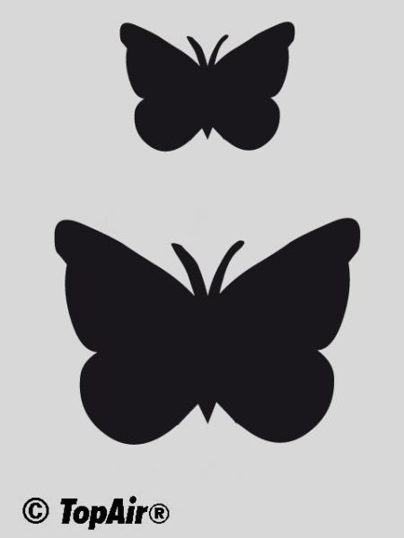 Schablone TA-281 Schmetterling aus dünnem, strapazierfähigem Kunststoff    © TopAir