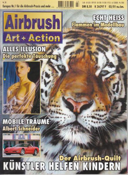 Fachzeitschrift AirbrushArt+Action #38