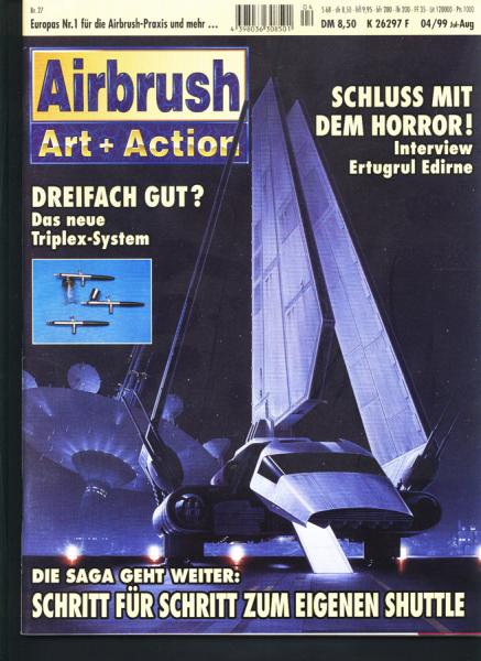 Fachzeitschrift AirbrushArt+Action Juli-Aug. 99 #27