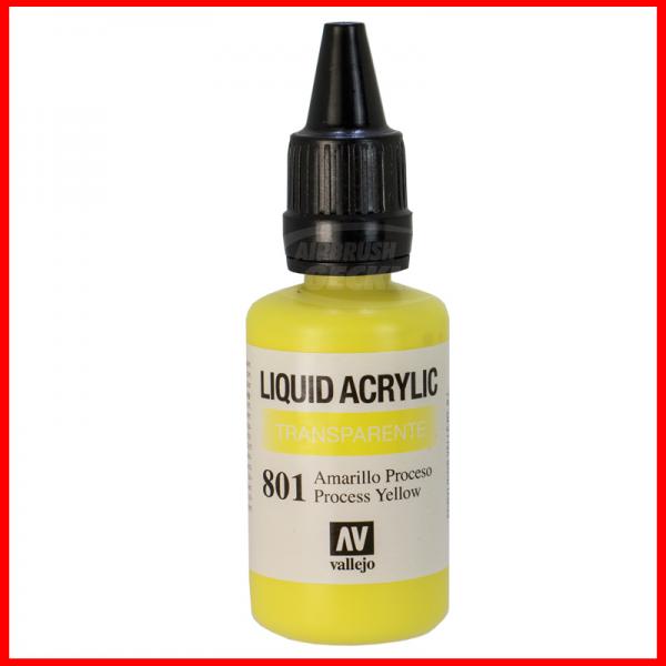 Vallejo Liquid Acrylic 801 Gelb 32 ml