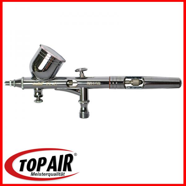 TopAir®-FL-C Fließbecherpistole 0,30mm mit MicroAirControl-System. Eine Profi-Airbrush