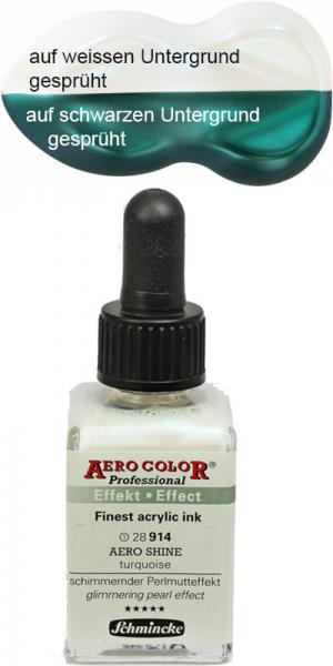 Schmincke Aero Shine turquoise 28 ml - Ausverkauf